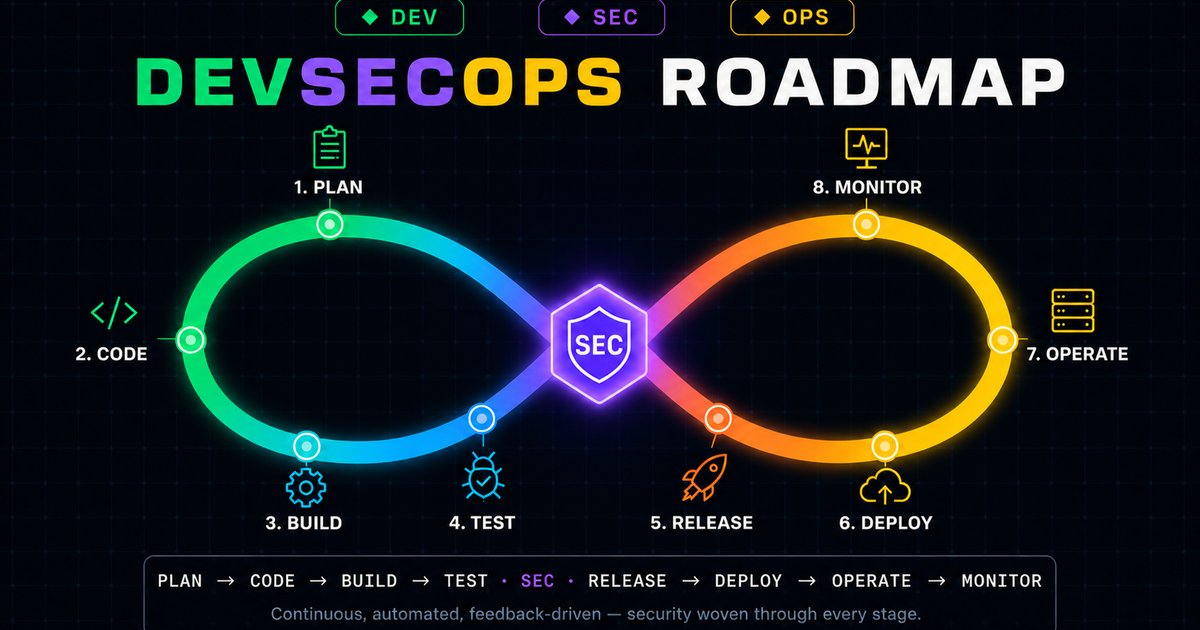 DevSecOps Roadmap 2026 — From Foundations to Expert